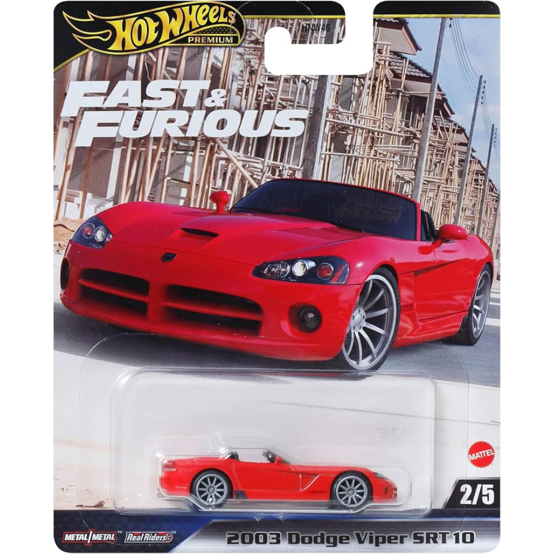 Hot Wheels Premium Fast & Furious 2003 Dodge Viper SRT10