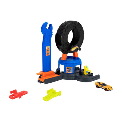 Hot Wheels City Downtown Tire Shop Playset
