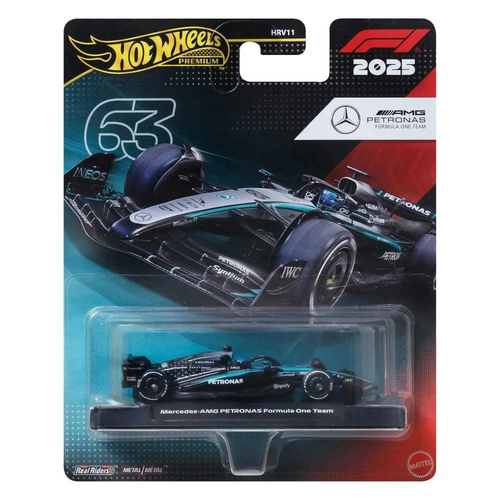 Hot Wheels Premium F1 Mercedes-AMG Petronas George Russell #63 1:64