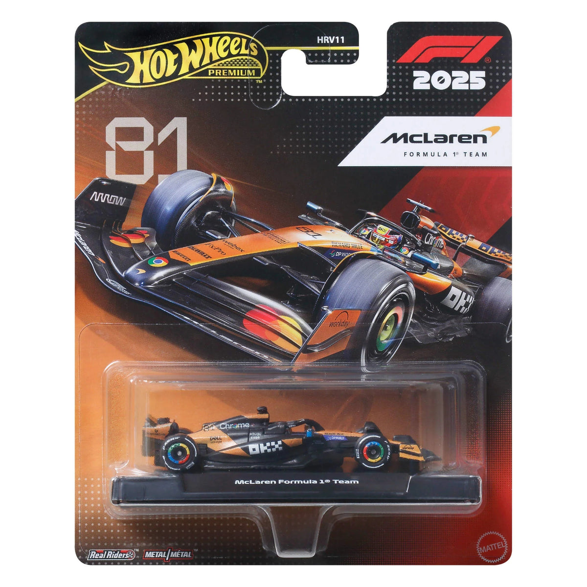 Hot Wheels Premium F1 McLaren Oscar Piastri #81 1:64