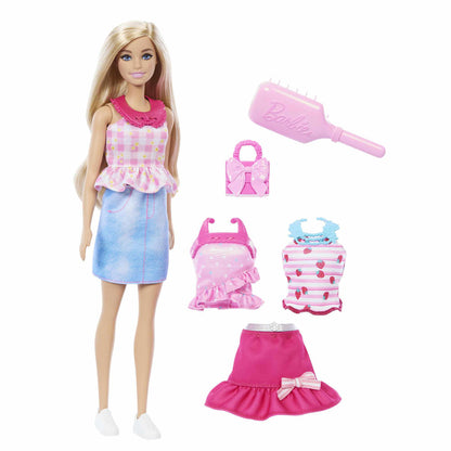 Barbie Style Easy To Dress Doll with Fashion Accessories