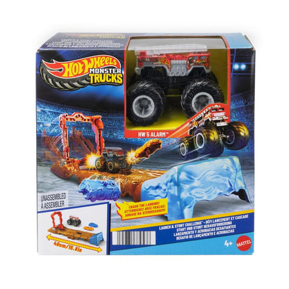 Hot Wheels Monster Trucks 5 Alarm Stunt Launcher