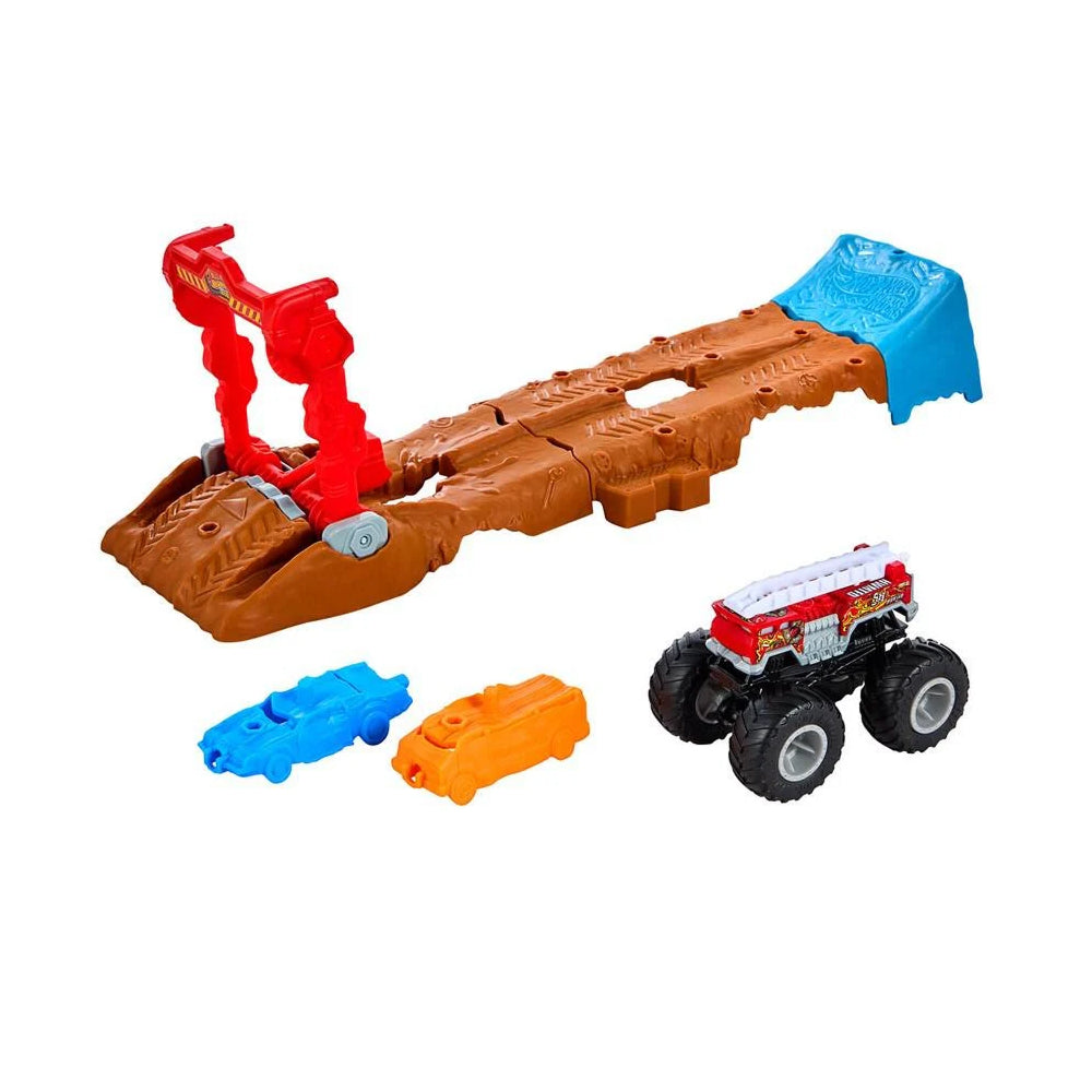 Hot Wheels Monster Trucks 5 Alarm Stunt Launcher