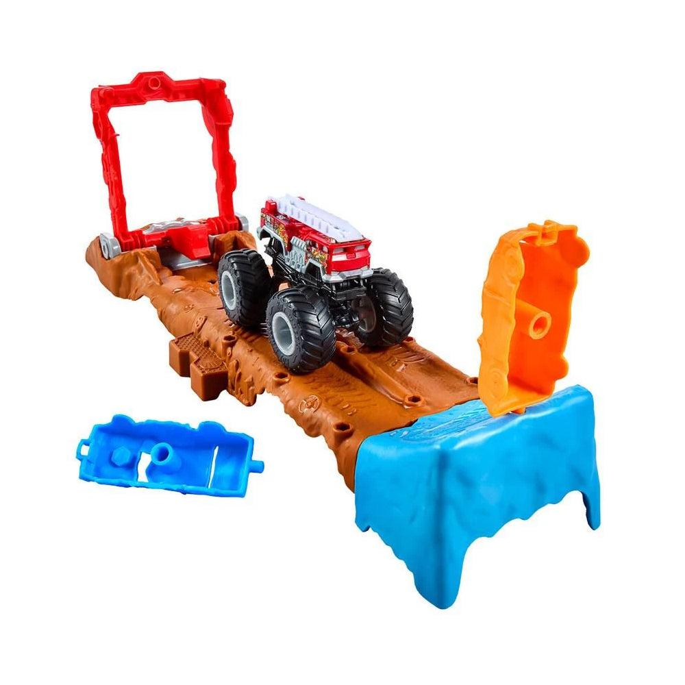 Hot Wheels Monster Trucks 5 Alarm Stunt Launcher