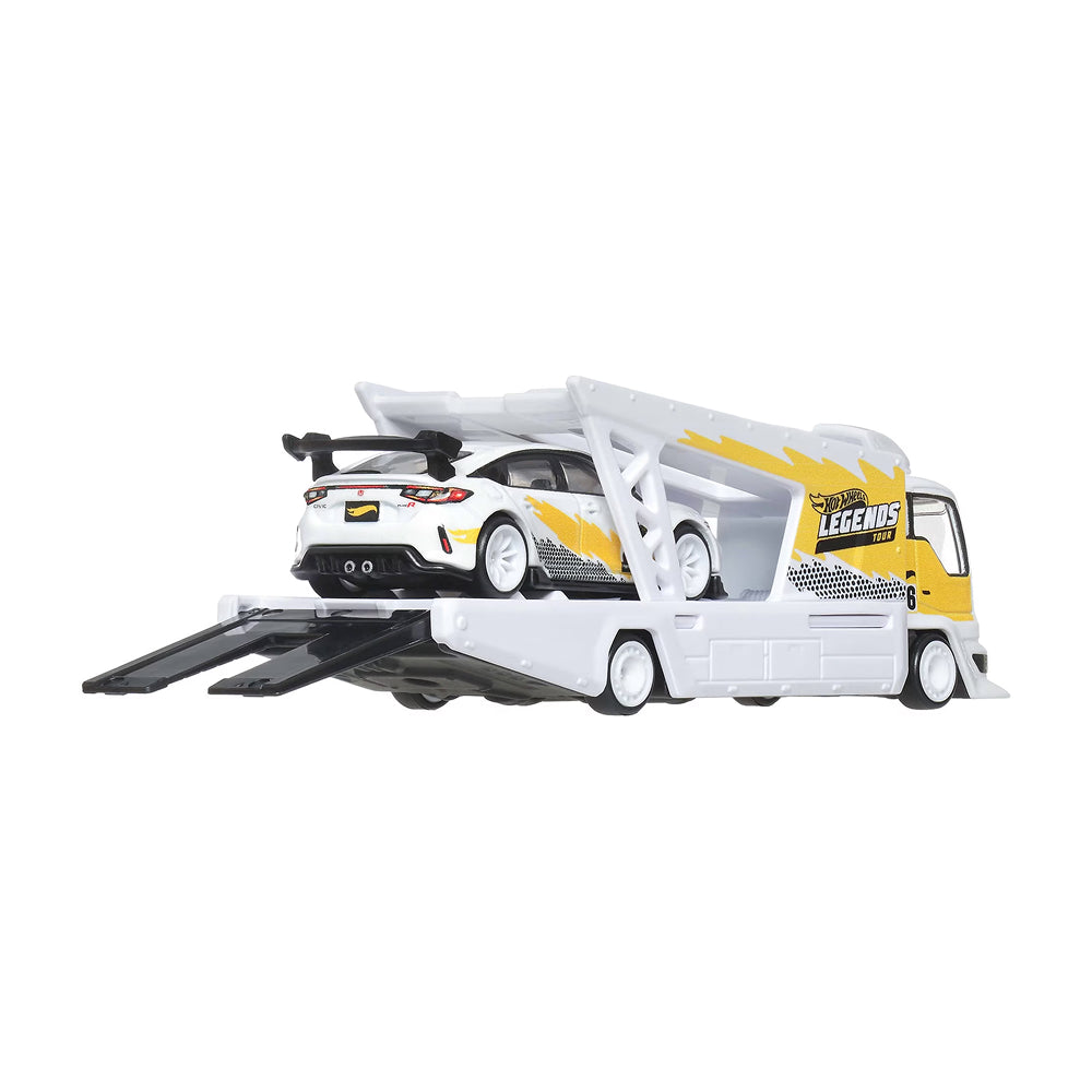 Hot Wheels Legends Tour 2024 Honda Civic Type R and Kousoku Hauler premium 1:64 scale set