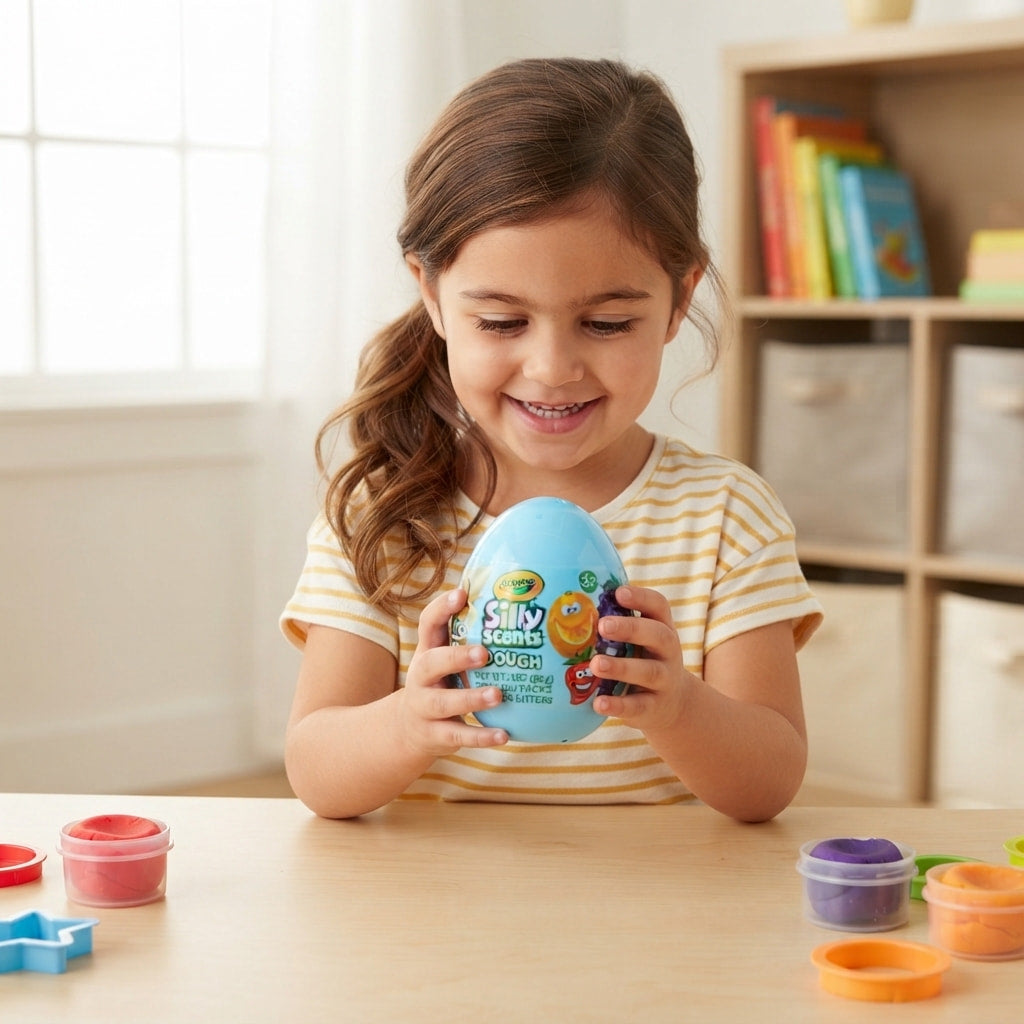 Crayola Silly Scents Large Egg Scent Dough – Assorted