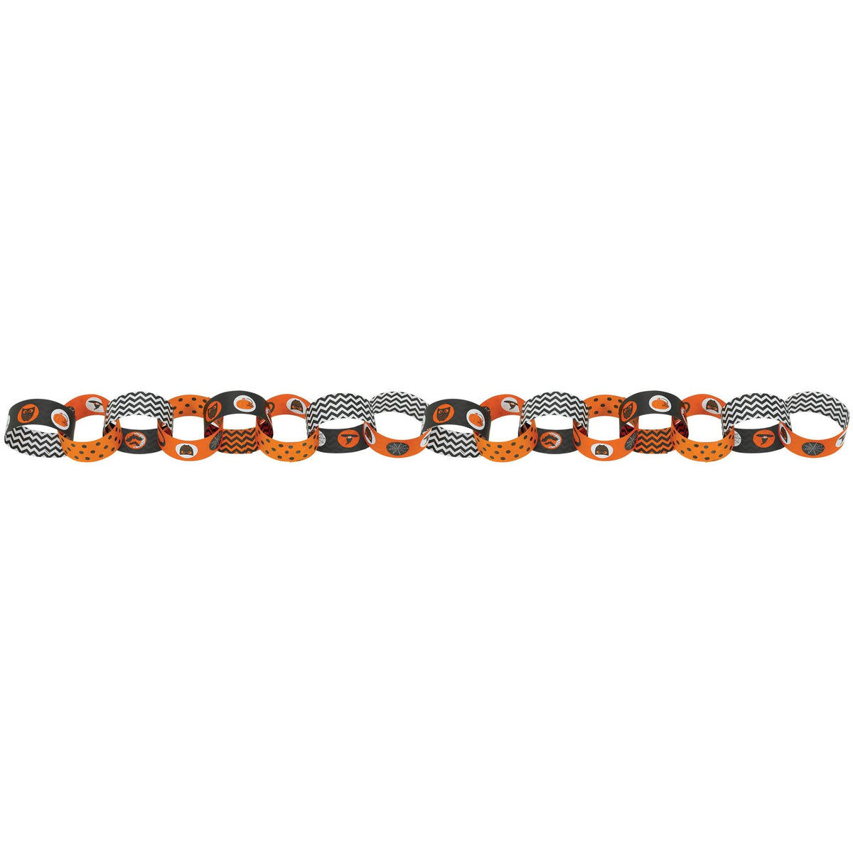 Halloween Paper Chain Link Garland