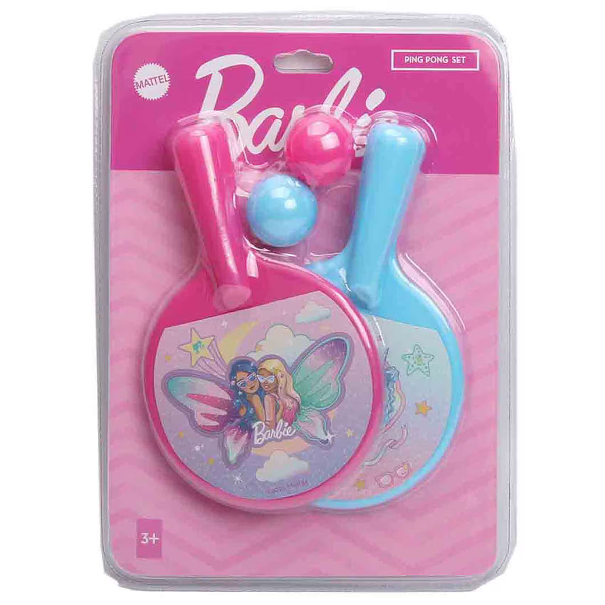 Barbie Ping Pong Paddle Set