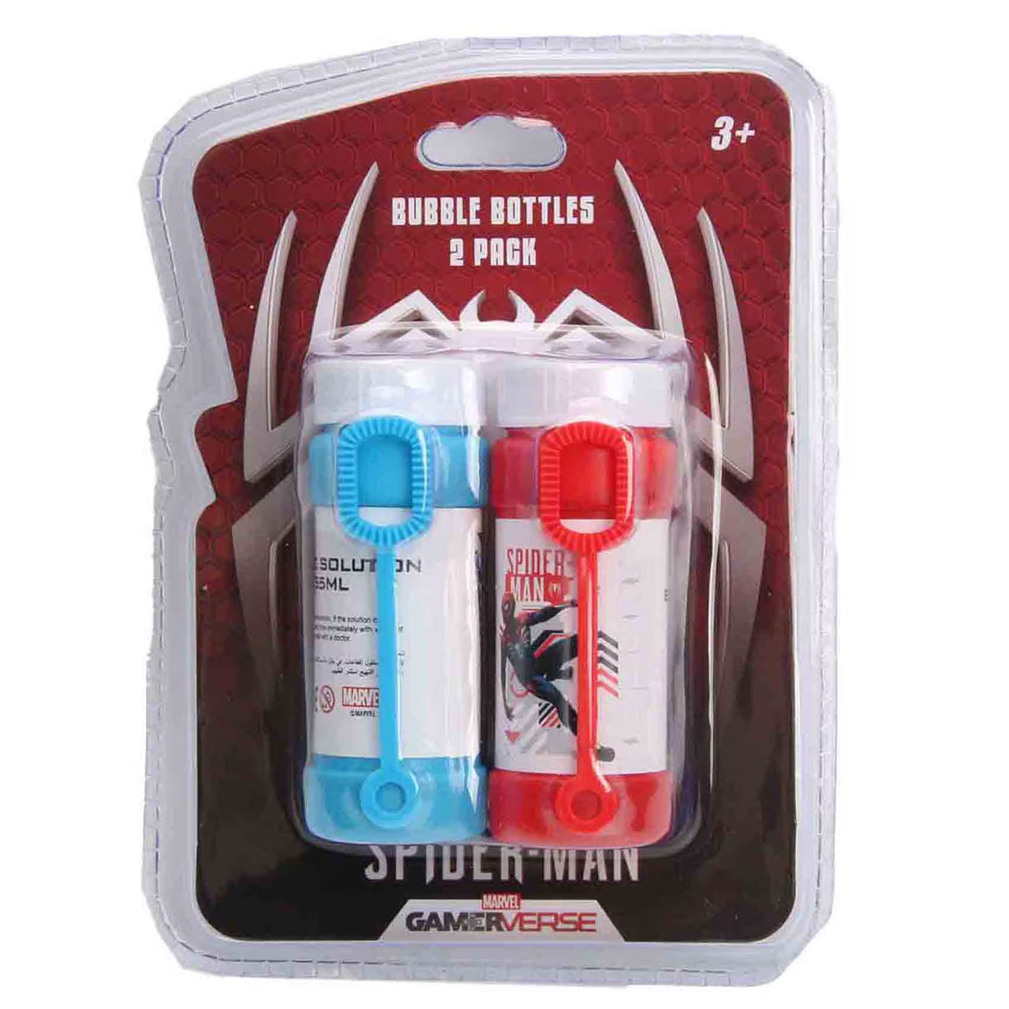 Spiderman Game Verse Bubble Bottle 2 pack