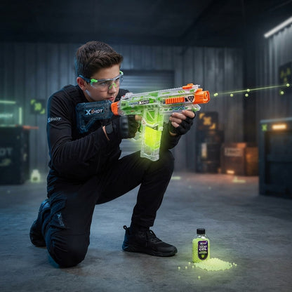 X-Shot Hyper Gel Glow in the Dark Nightmare Blaster