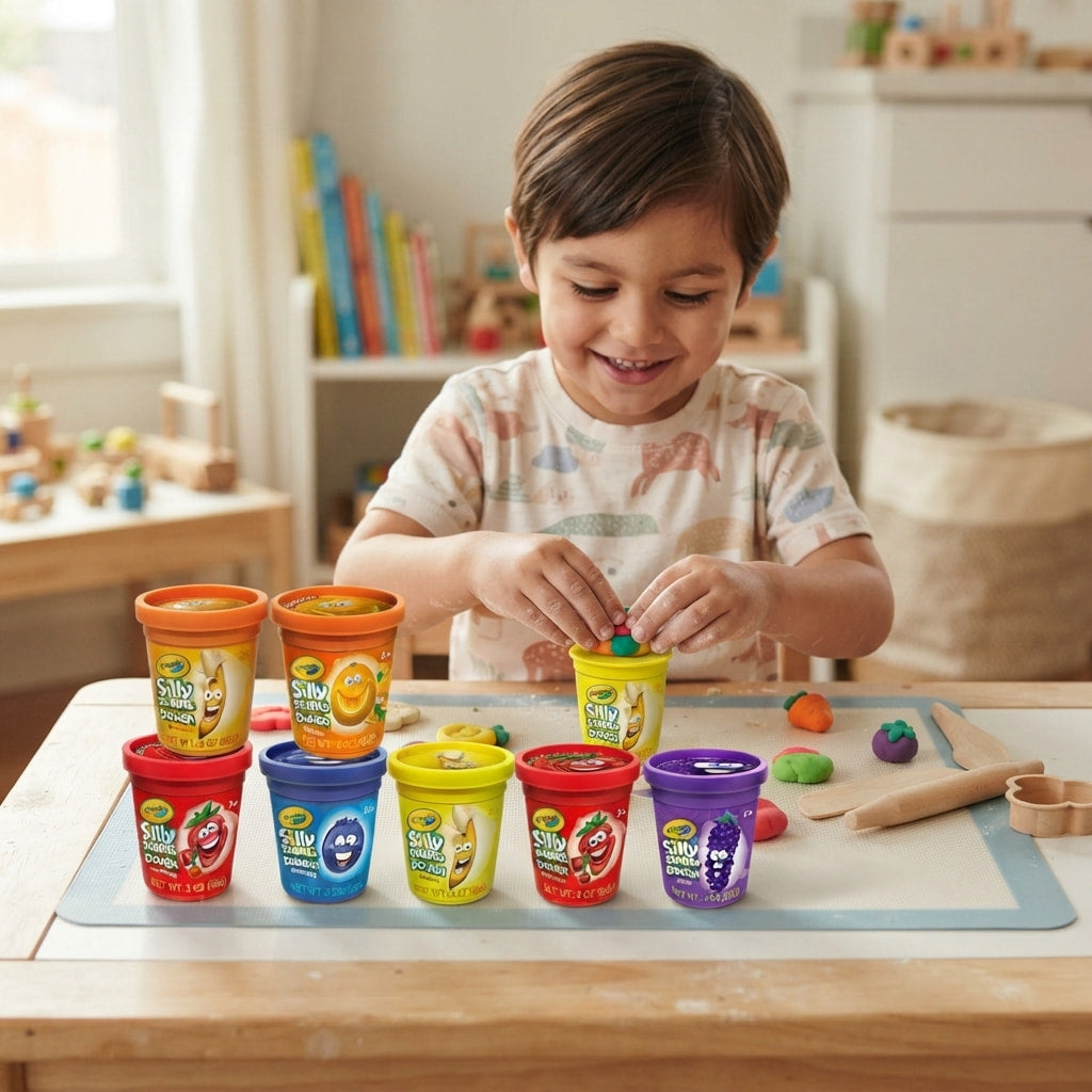Crayola Silly Scents Scented Dough Tubs 9-Pack