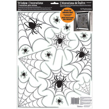 Spider Web Halloween Window Decoration