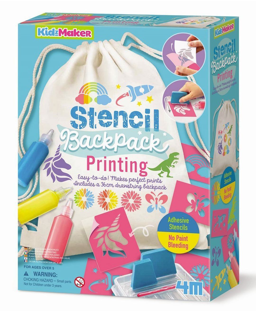 Stencil Backpack Printing