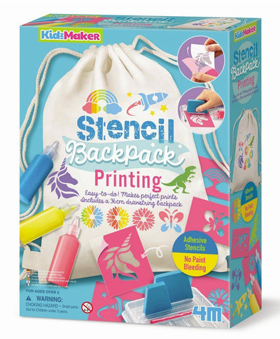Stencil Backpack Printing