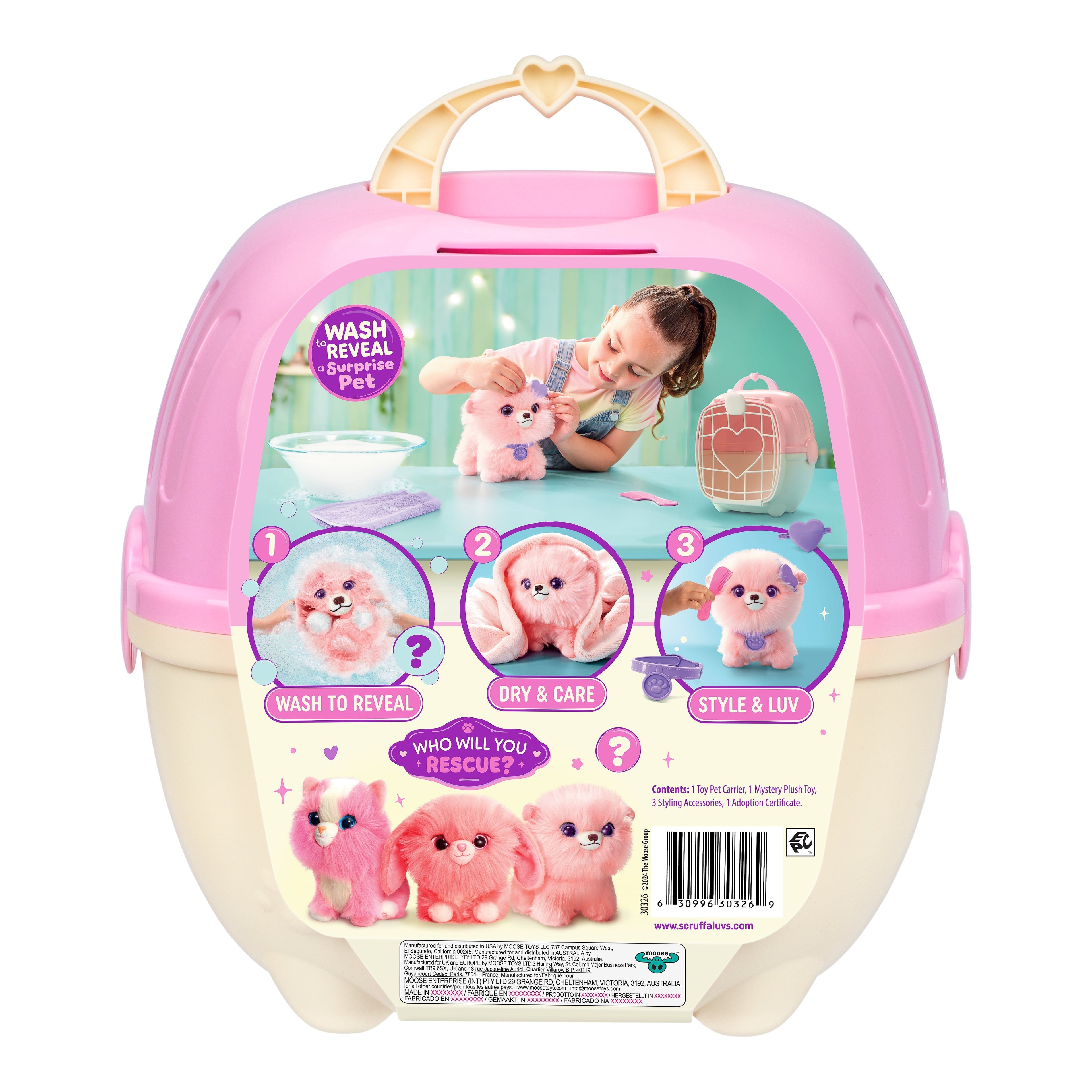 Scruffaluvs Pet Scruffs - Pink
