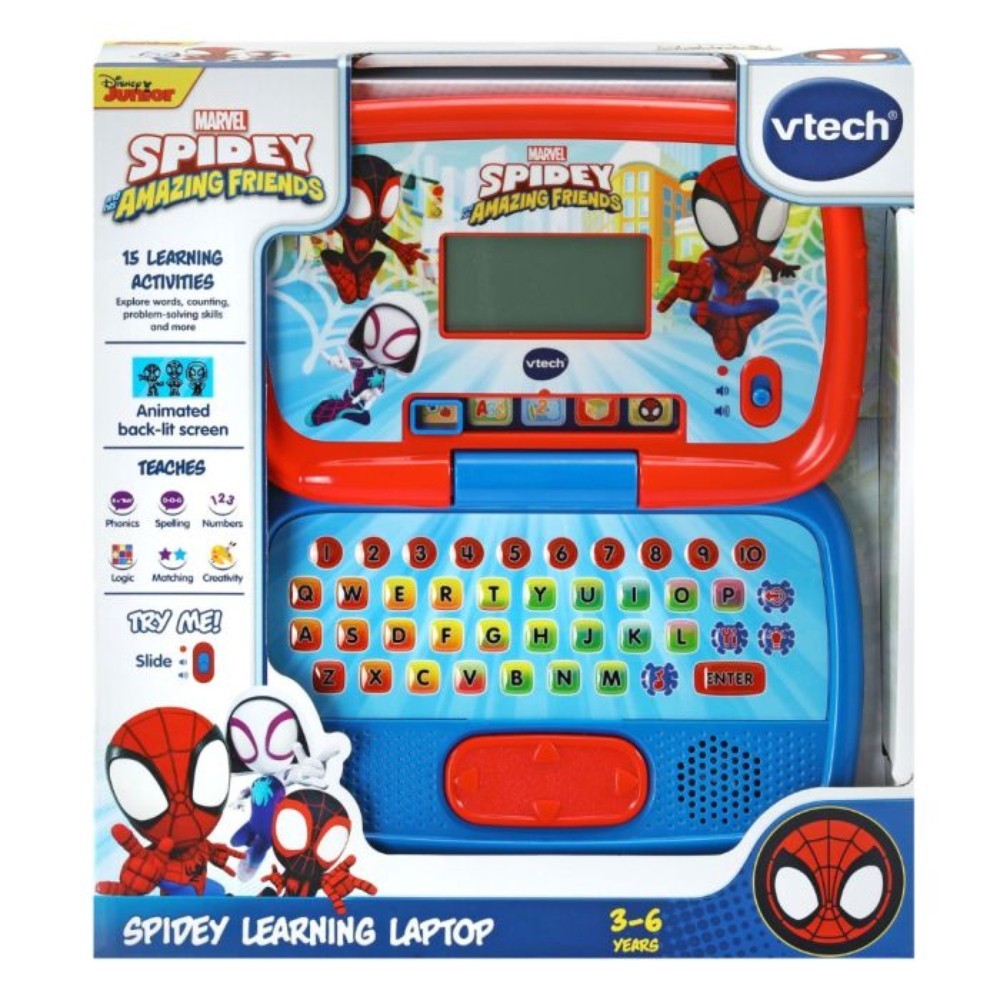 VTech Spidey and His Amazing Friends Learning Laptop