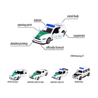 Majorette Dubai Police Single Car Assorted