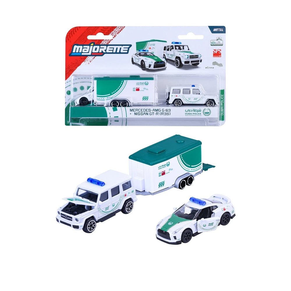 Majorette Dubai Police Racing Deluxe Trailer