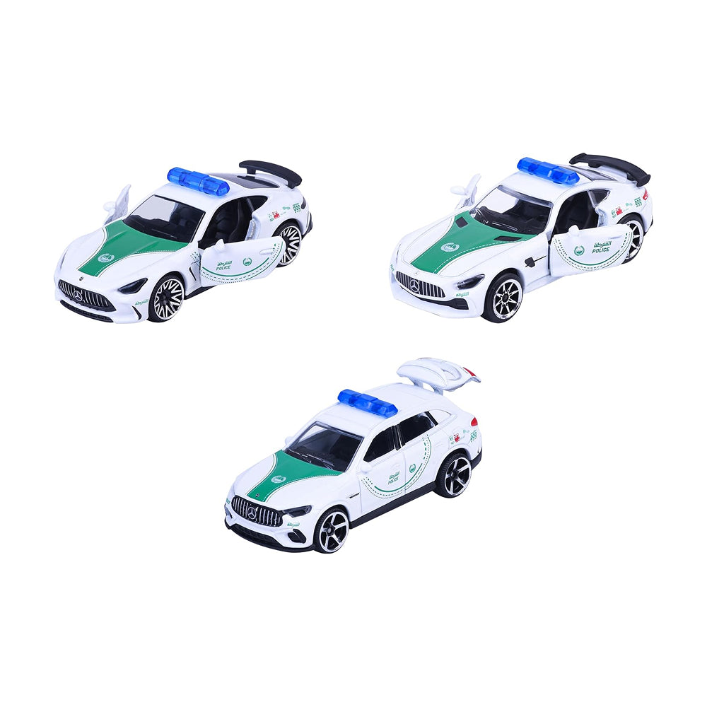 Majorette Dubai Police Mercedes-AMG 3-Car Set