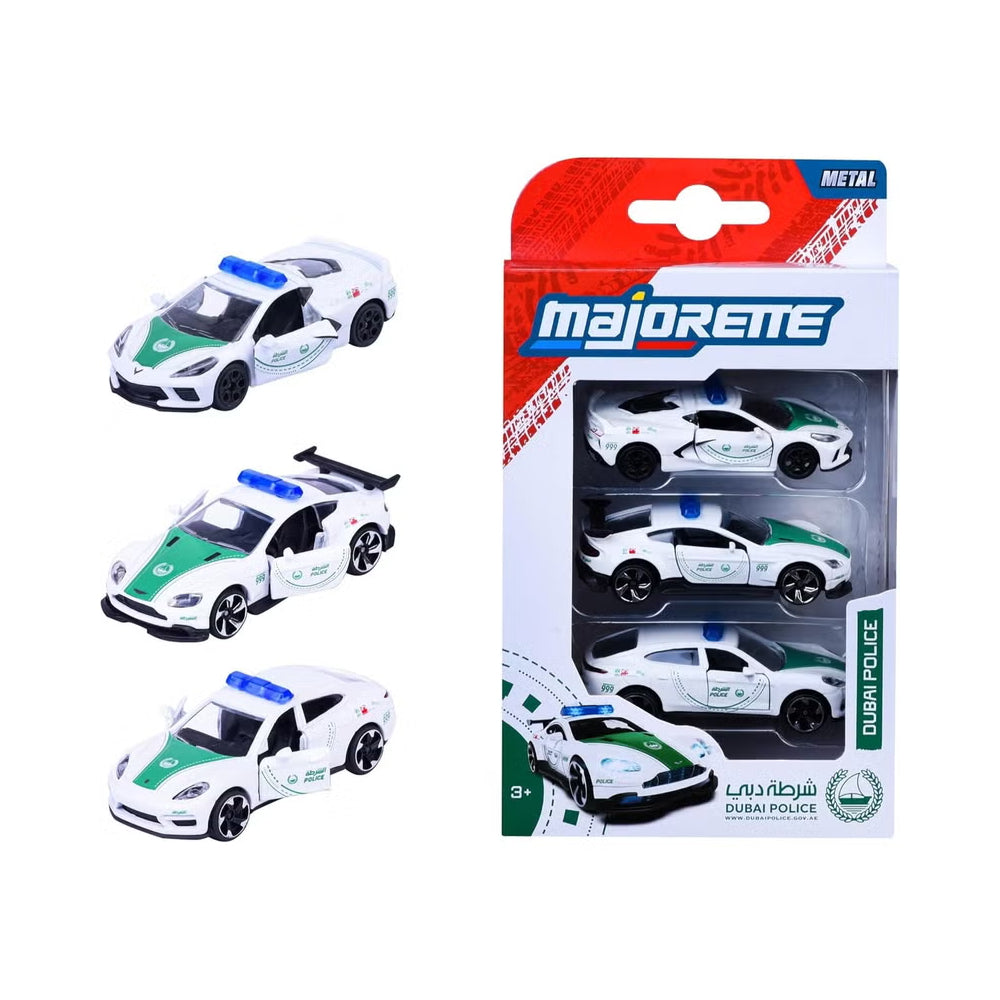 Majorette Dubai Police 3-Car Set