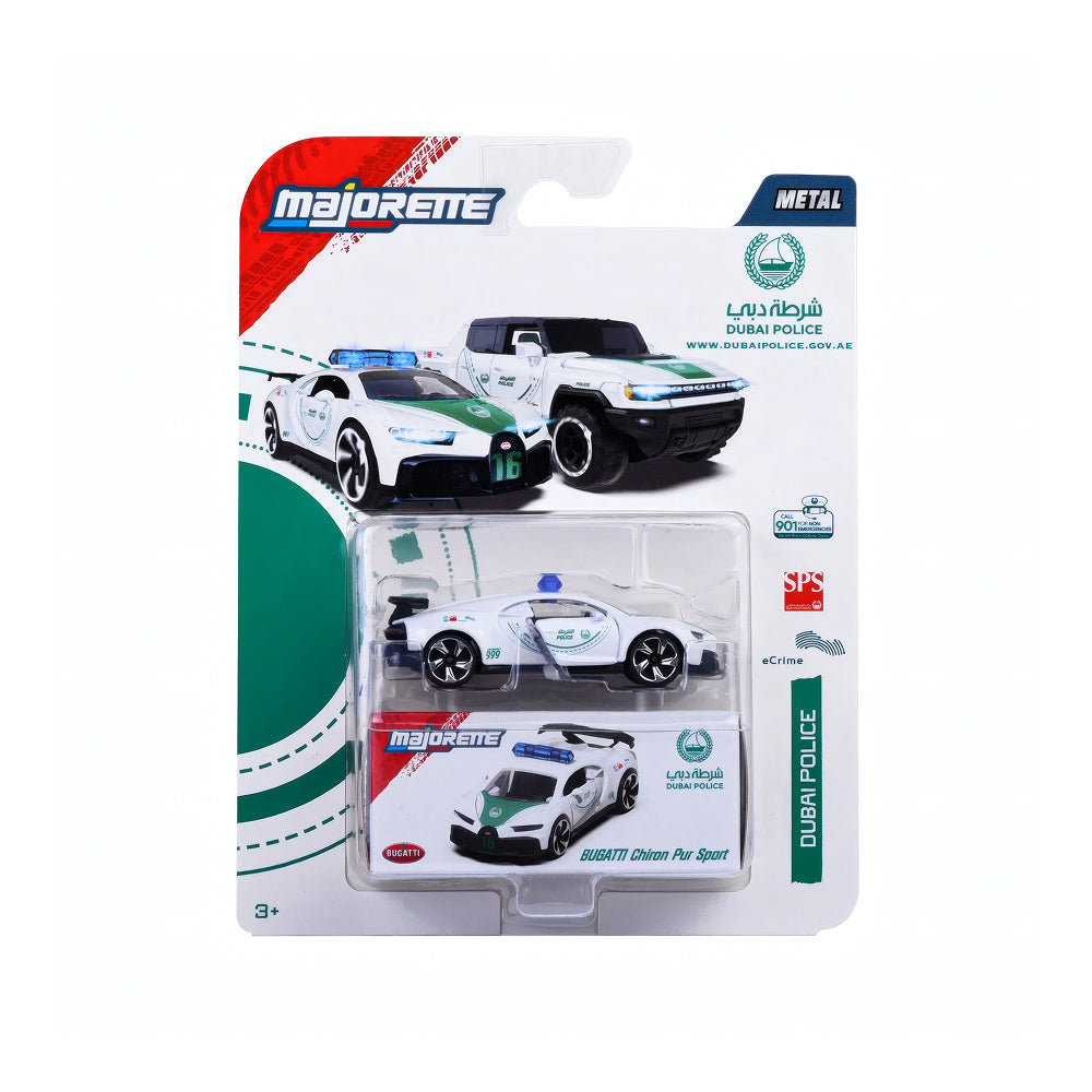 Majorette Dubai Police Deluxe Bugatti Chiron