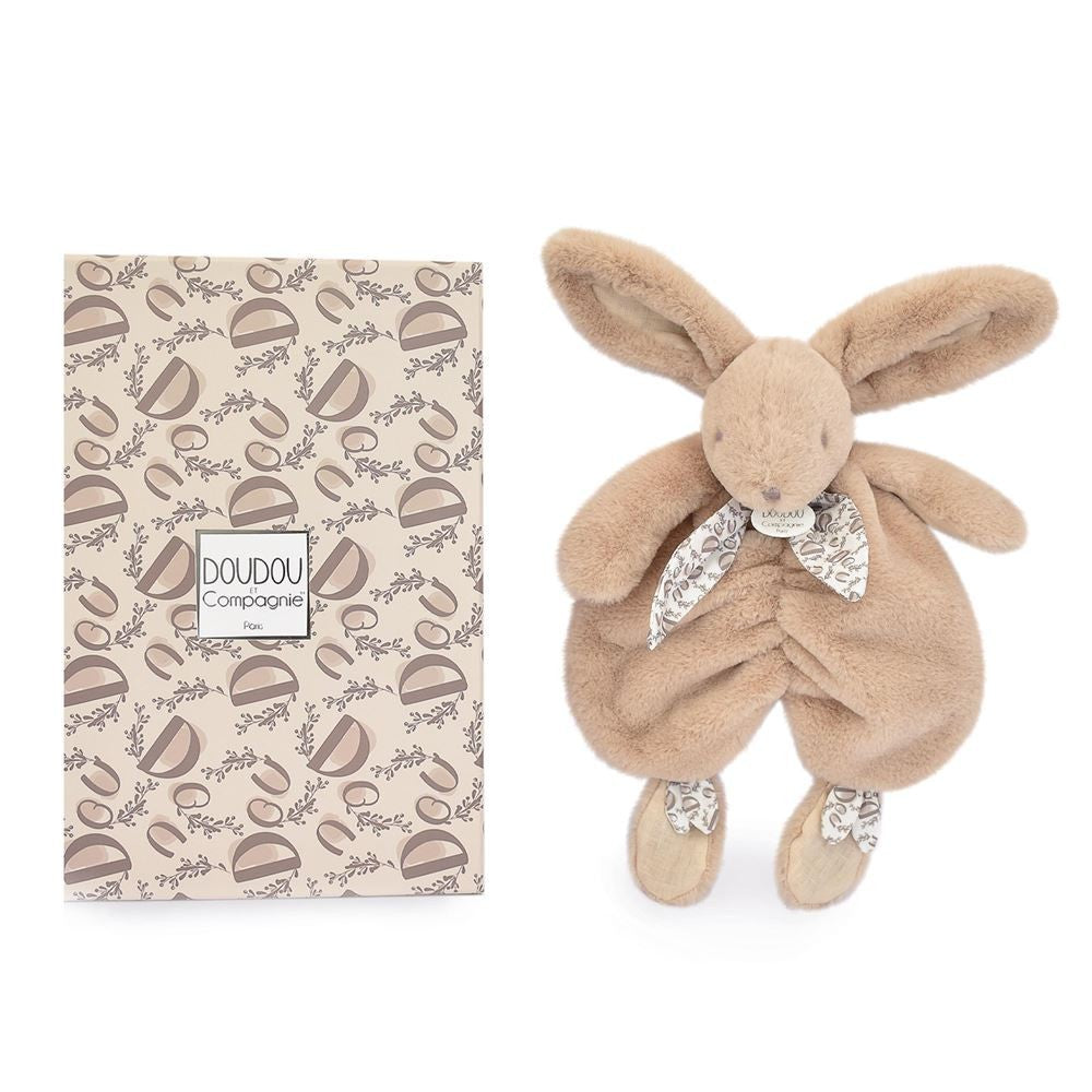 Doudou et Compagnie Rabbit Comforter Beige 29 cm