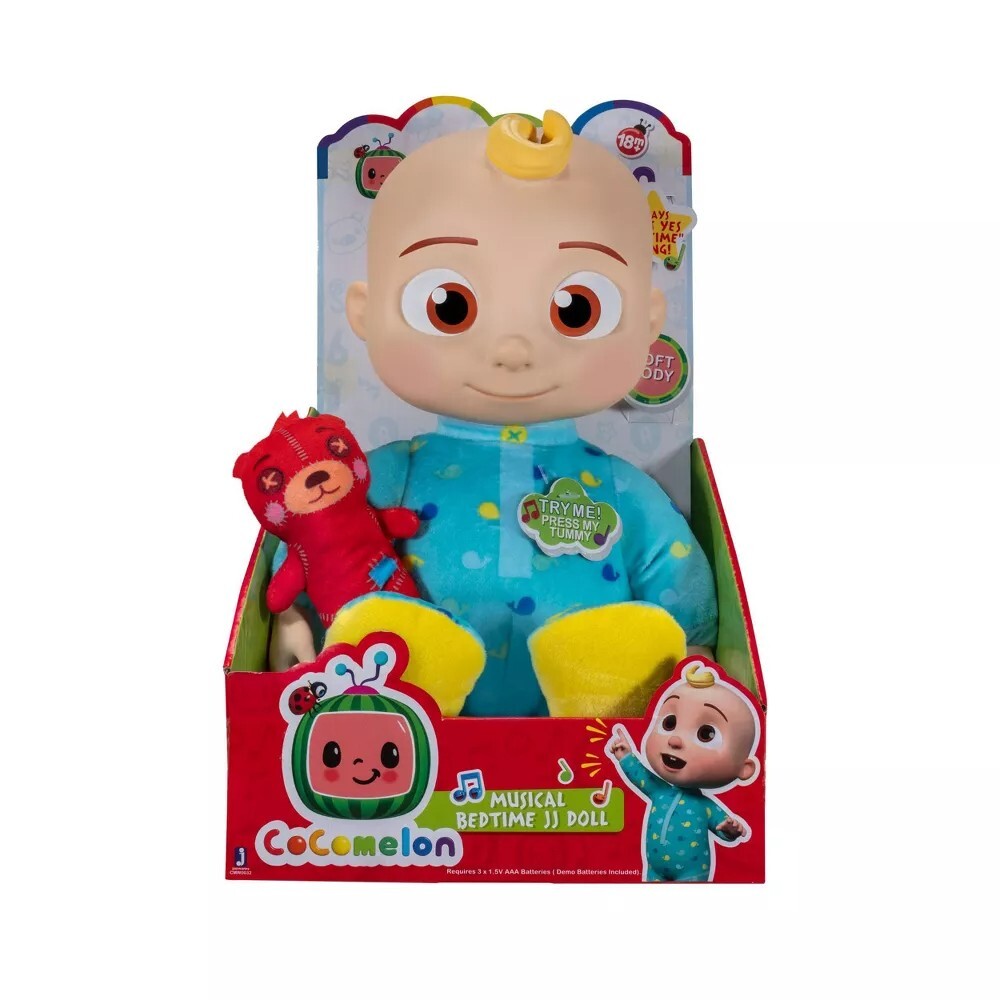 CoComelon Musical Bedtime JJ Plush Doll 25 cm