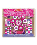 MD Shimmering Hearts Wooden Bead Set