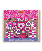 MD Shimmering Hearts Wooden Bead Set