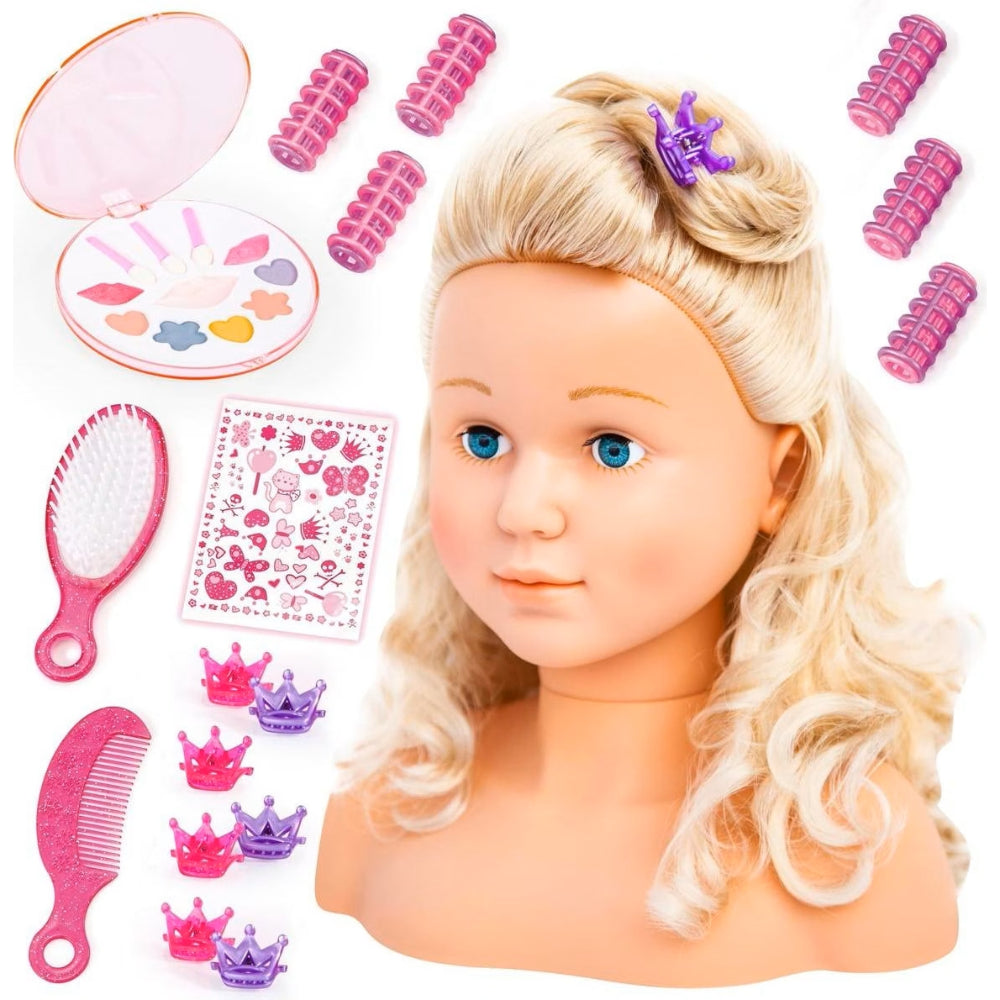 Bayer Design Super Model Styling Head with Makeup – 27 cm