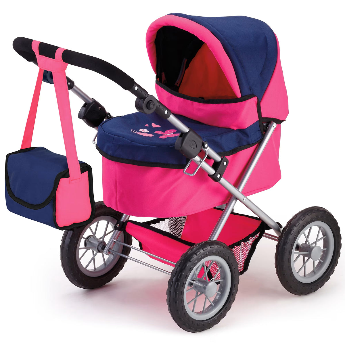 Bayer Design Trendy Doll Pram with Basket & Bag