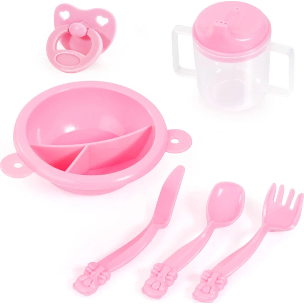 Bayer Design Doll Travel Set with High Chair & Bed