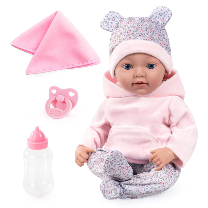 Bayer Design Reborn Baby Doll 38cm with Accessories