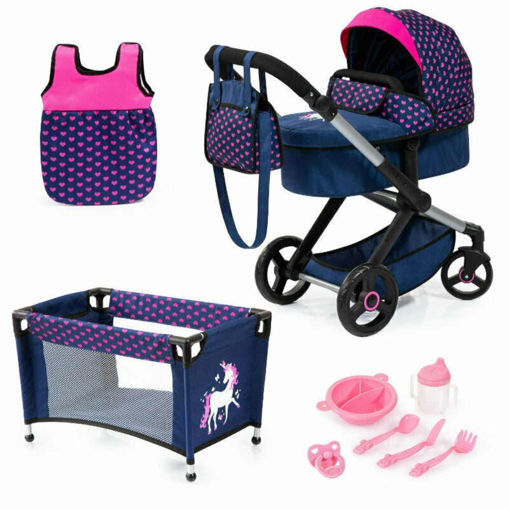 Bayer Design XEO Doll Pram Mega Set