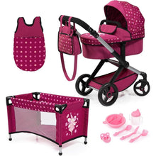 Bayer Design XEO Doll Pram Mega Set Pink