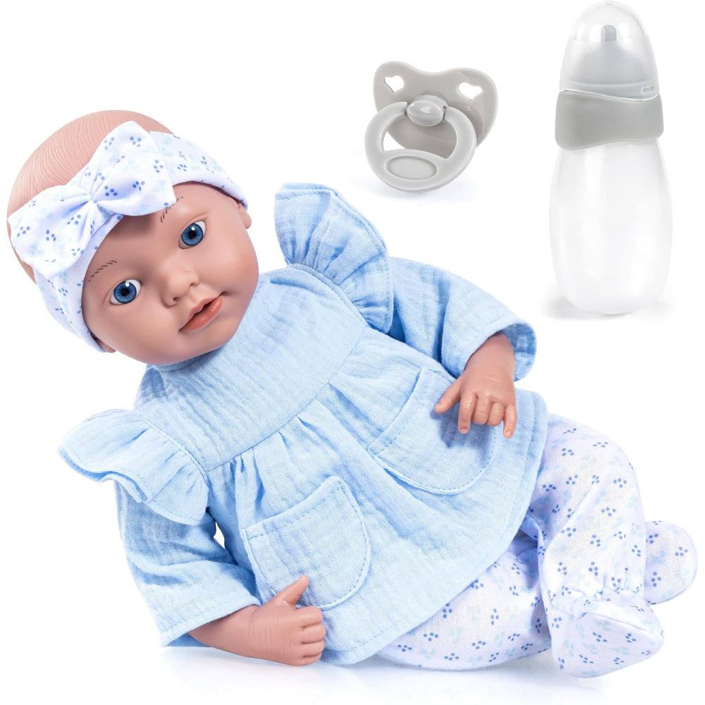 Bayer Design Reborn Baby Doll 38cm - Blue