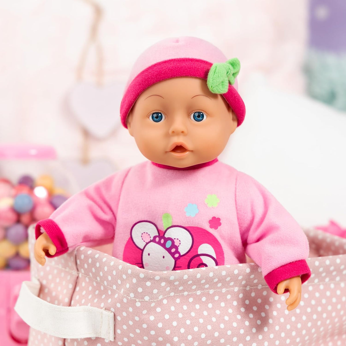 Bayer Design First Words Baby Doll 28cm with Sounds