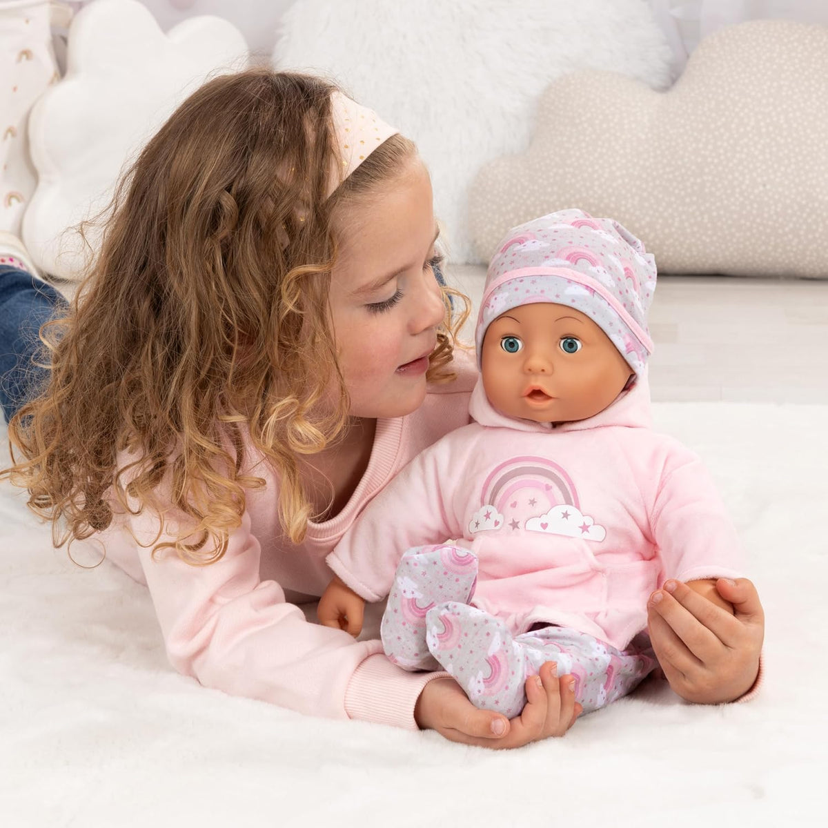 Bayer Design Baby Doll 46cm with Sounds & Accessories