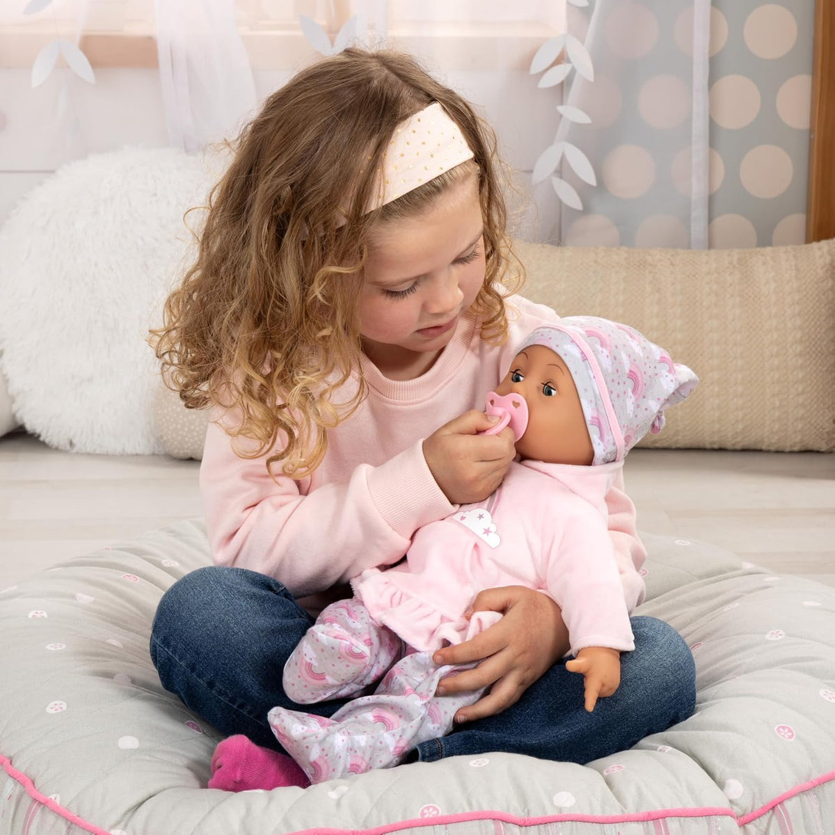 Bayer Design Baby Doll 46cm with Sounds & Accessories