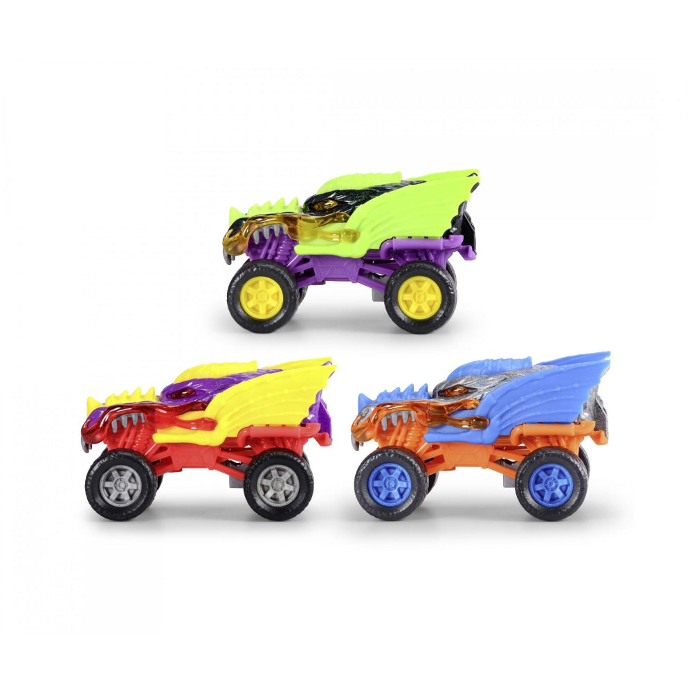 Dickie Toys Metal Monster Dragon Truck – 15 cm, Assorted