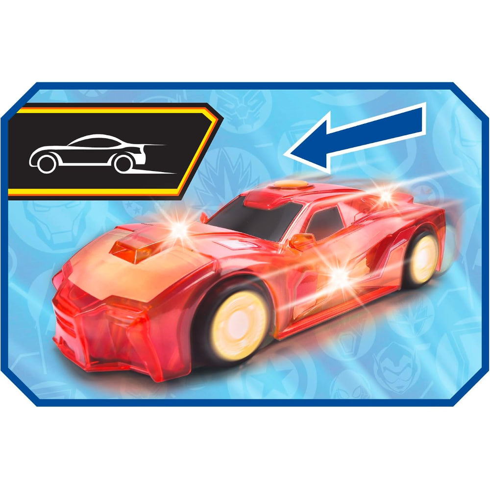 Jada Toys Marvel Light Hero Iron Man Car 1:32