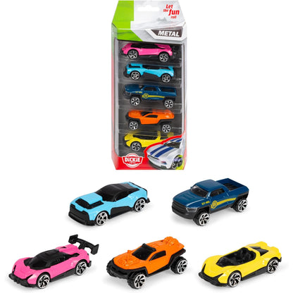 Dickie Toys Die-Cast Vehicles 5-Pack - Assorted