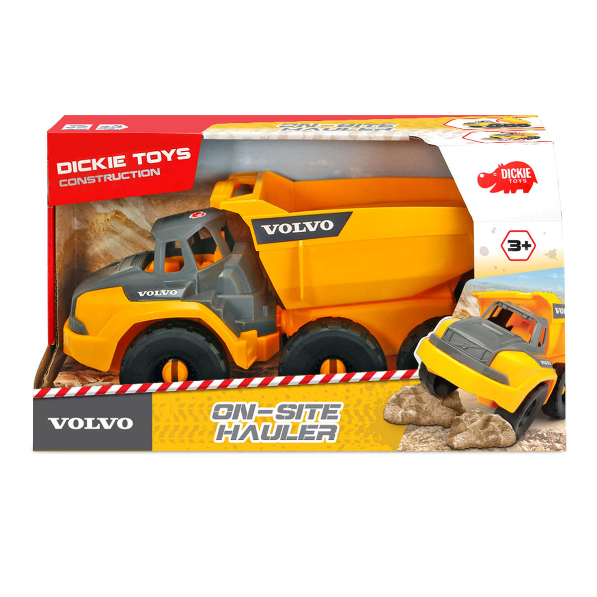 Dickie Toys Volvo Tough Hauler Dump Truck – 26 cm