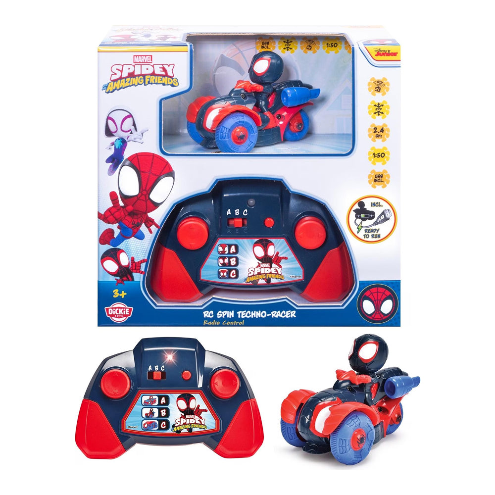 Jada Marvel Miles Techno-Racer RC Car 1:50