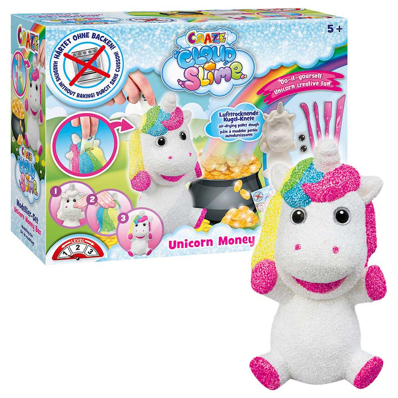 CRAZE Cloud Slime Money Box Unicorn (5+ Years)