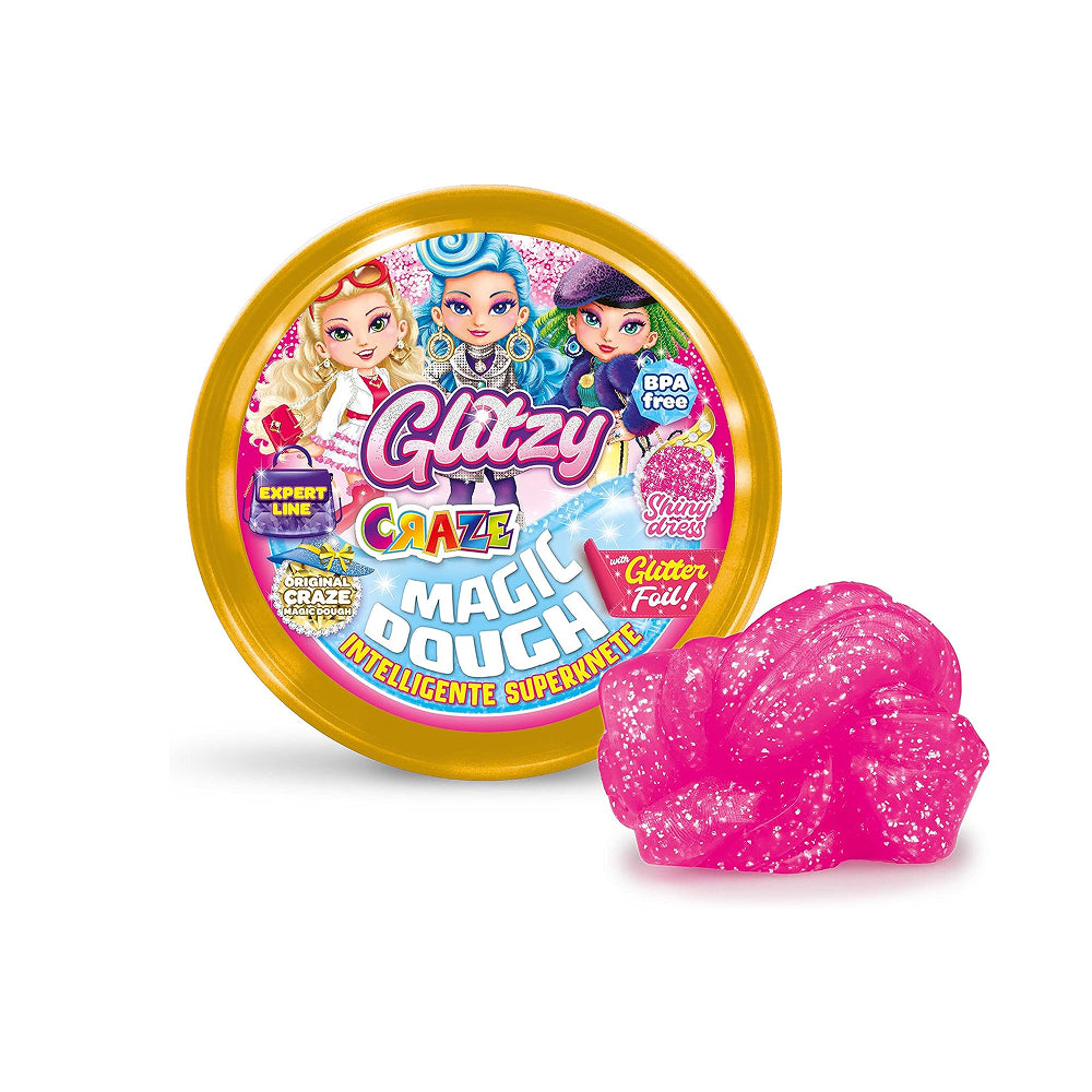 CRAZE Magic Dough Expert Glitzy 70g – Assorted (3+ Years)