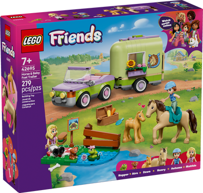 42695 Horse & Baby Foal Trailer