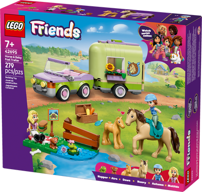 42695 Horse & Baby Foal Trailer