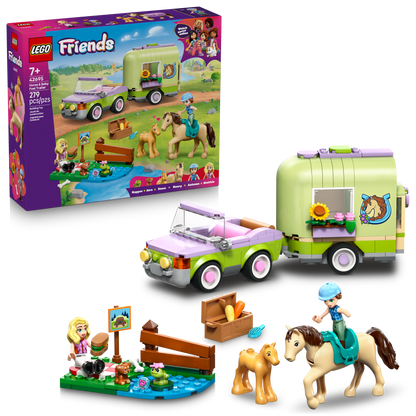 42695 Horse & Baby Foal Trailer