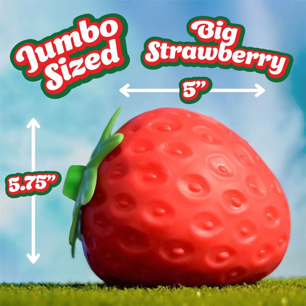 Squeeeze Strawberry Squishy Toy (3+)